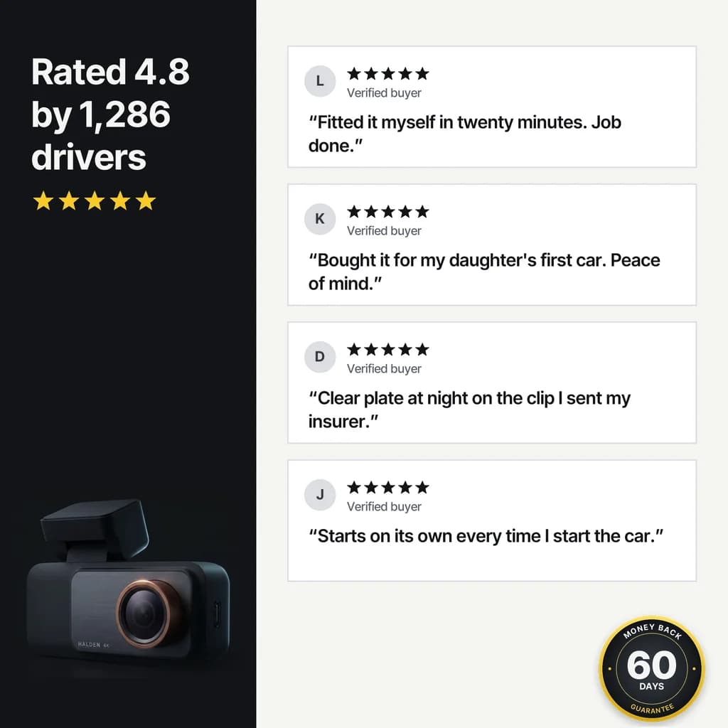 Rated 4.8 by 1,286 drivers, with short quotes from owners